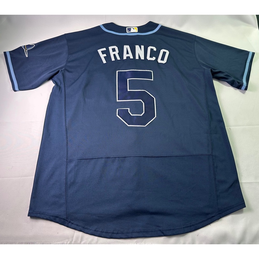 Nike Authentic Tampa Bay Rays Wander Franco‎ Blue Alternate Stitched MLB Jersey